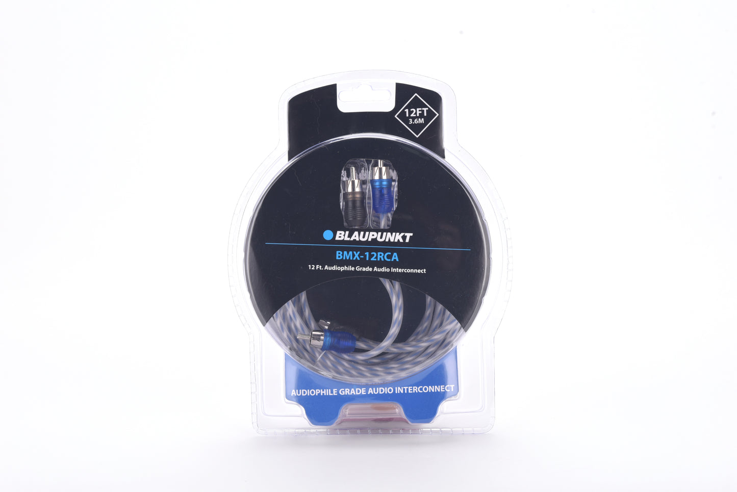 Blaupunkt BMX-3RCA OFC RCA Interconnect Cable with Heavy Duty Brass Connector