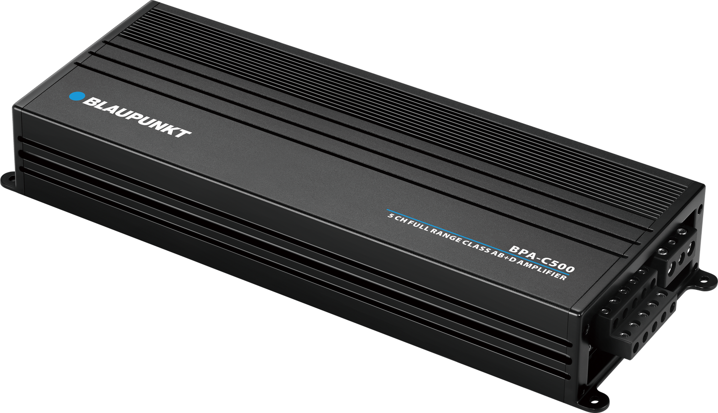 Blaupunkt BPA-C500 Car Audio Class AB + Class D 5-Channel 3600W Stereo Amplifier