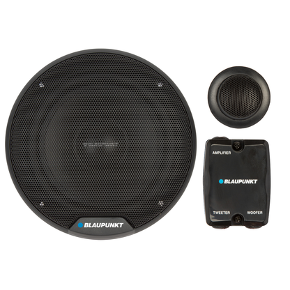 Blaupunkt BPS-E650C 6.5" Component Car Speakers with Silk Dome Tweeters