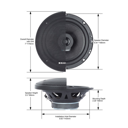 Blaupunkt BPS-X6520 6.5" Car Speakers