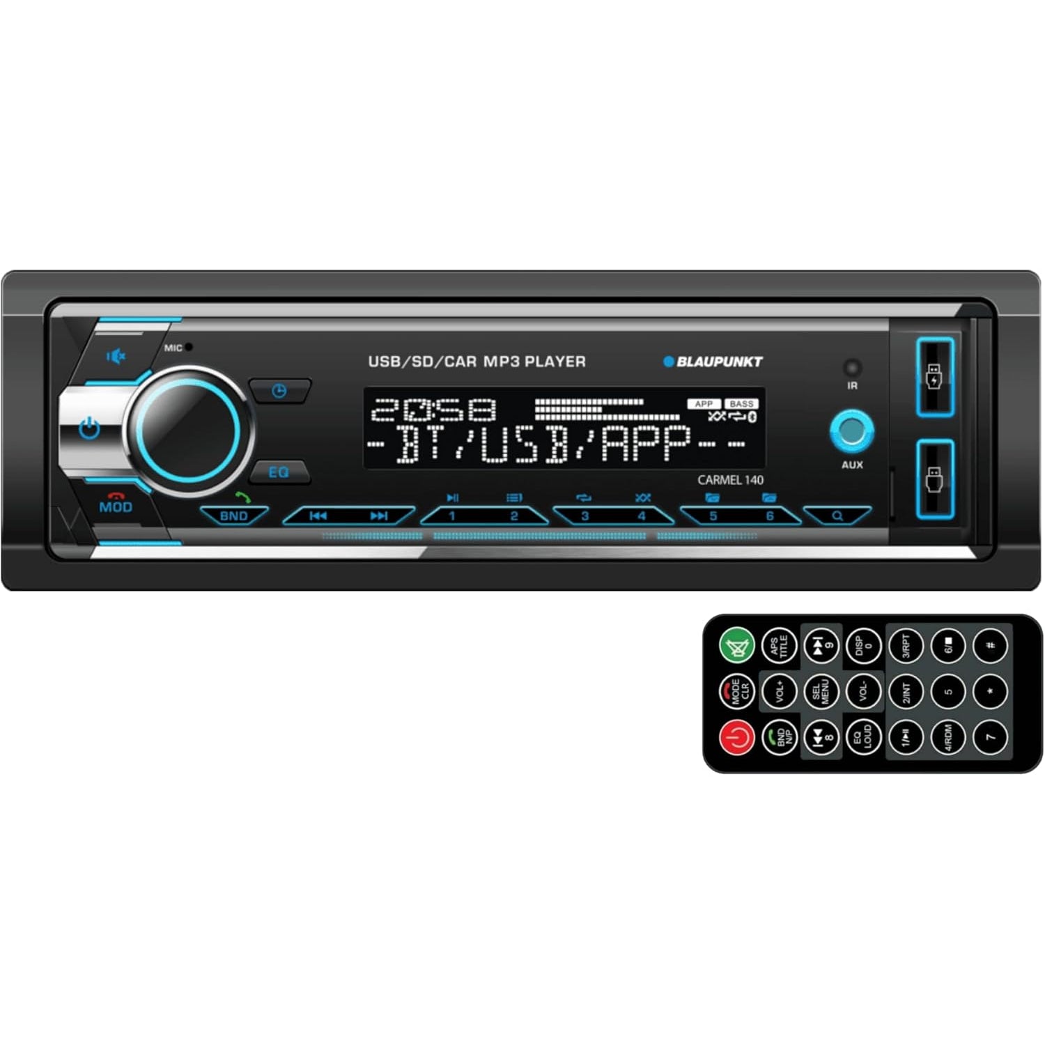 Single DIN Car Stereo Carmel 140