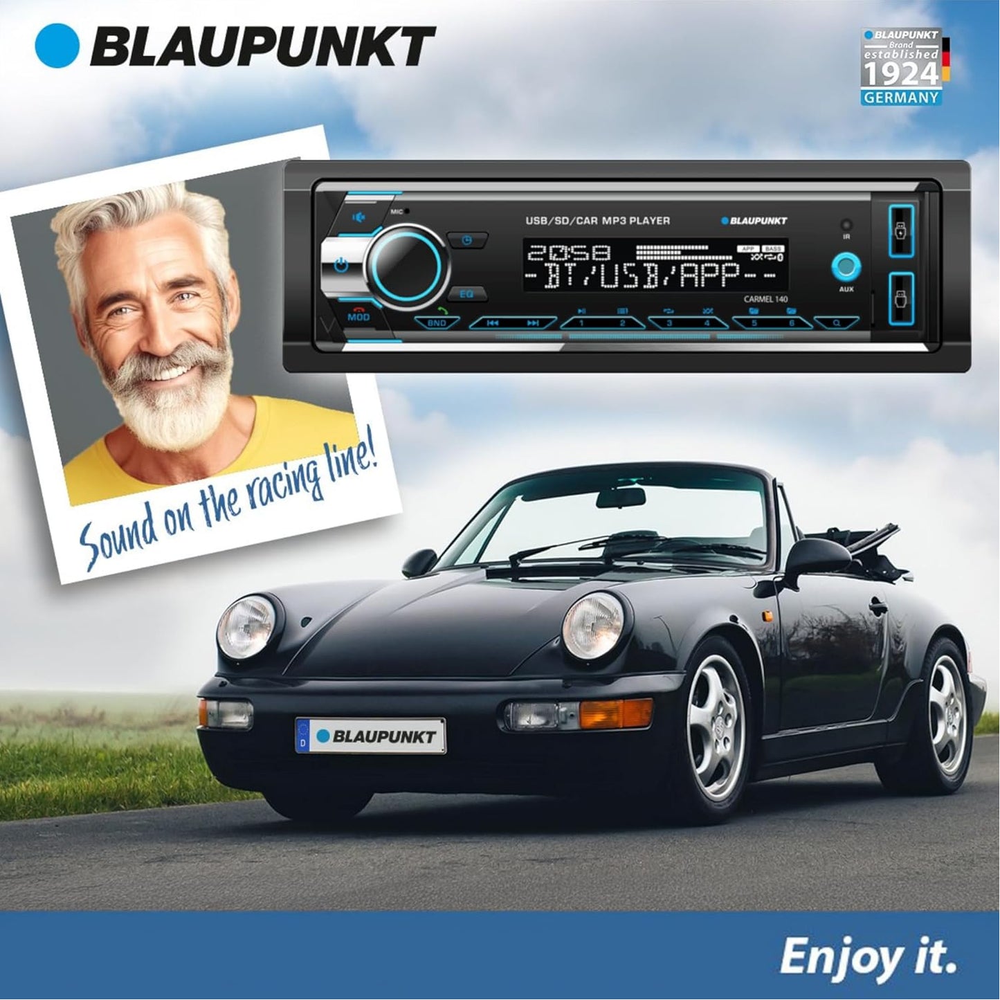 Blaupunkt CARMEL 140 Bluetooth Car Stereo