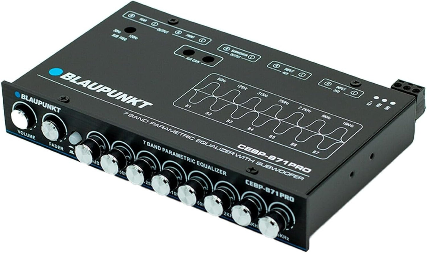 Blaupunkt CEBP-871PRO 7 Band Compact Equalizer Maximum Output Voltage 7V RMS